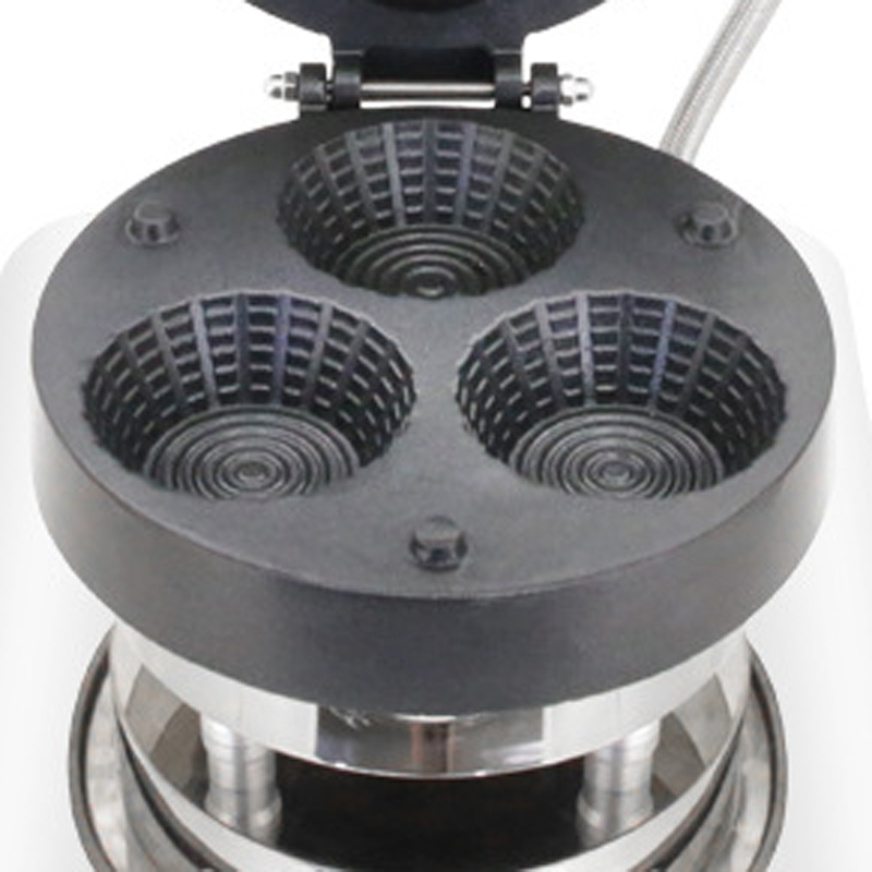 Commercial Triple-Hole Ice Cre - đánh giá và giá Mini Waffle Maker Machine