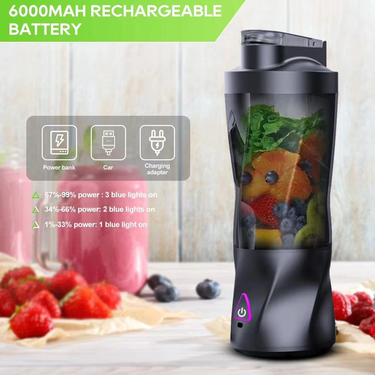 Portable Electric Juicer Blend - đánh giá và giá Portable Blender Usb Rechargeable